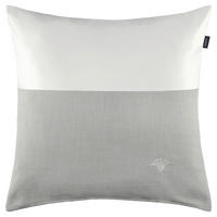 KISSENHÜLLE J!Split silber 40/40 cm  - Silberfarben/Hellgrau, Design, Textil (40/40cm) - Joop!