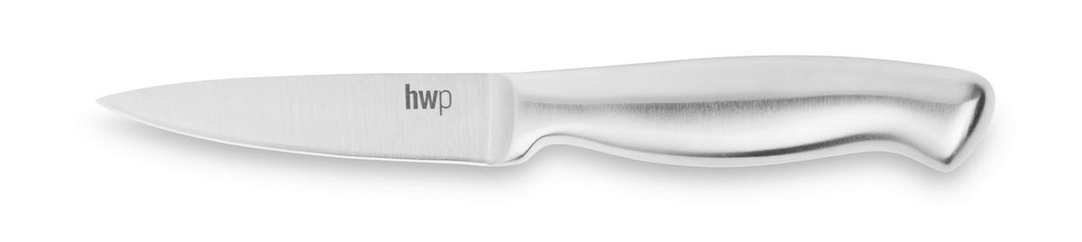 MESSERBLOCK 7-teilig  - Silberfarben/Naturfarben, Basics, Holz/Metall - Homeware Profession.