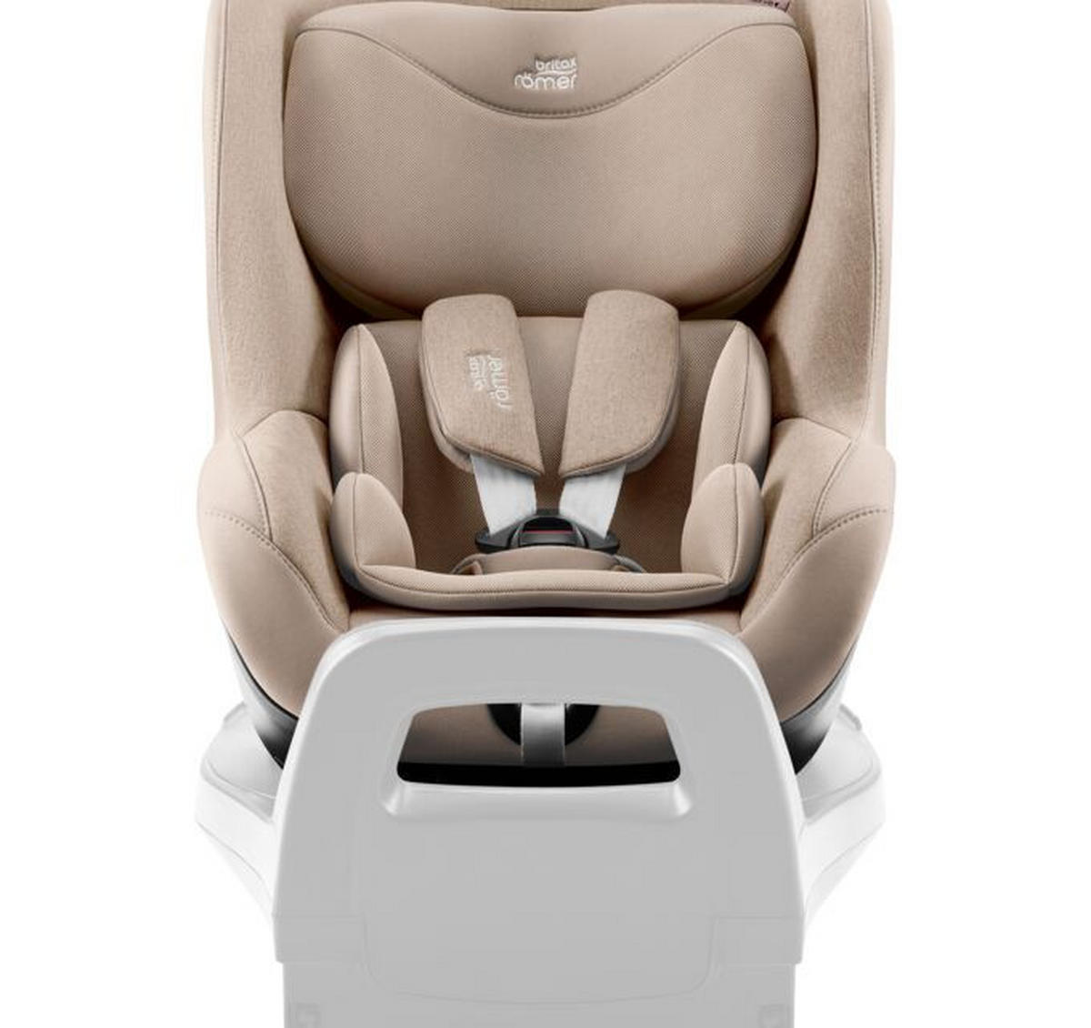 REBOARDER-KINDERSITZ DUALFIX 5Z  - Hellbraun/Cappuccino, Basics, Kunststoff/Textil (44/48/74cm) - Britax Römer