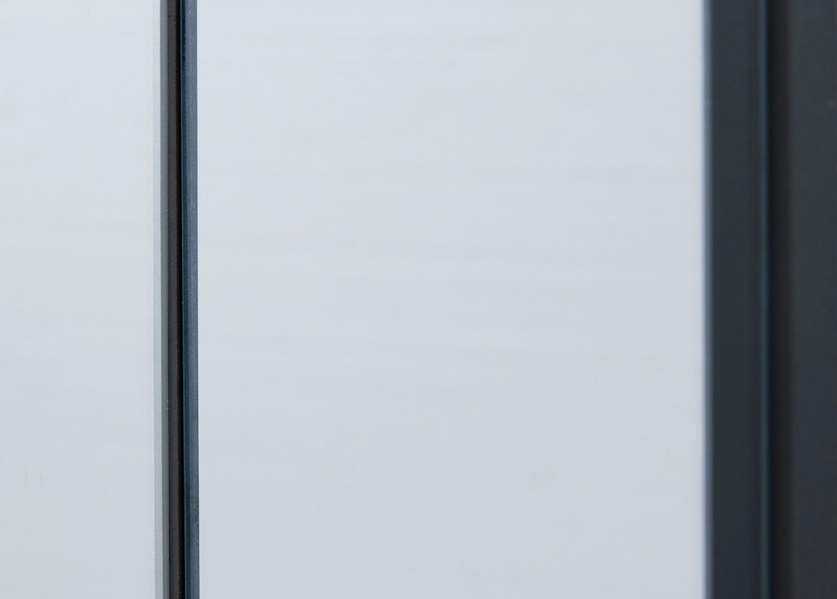 SPIEGELSCHRANK 70/70/20 cm  - Anthrazit/Eiche Artisan, Natur, Glas/Holzwerkstoff (70/70/20cm) - home24
