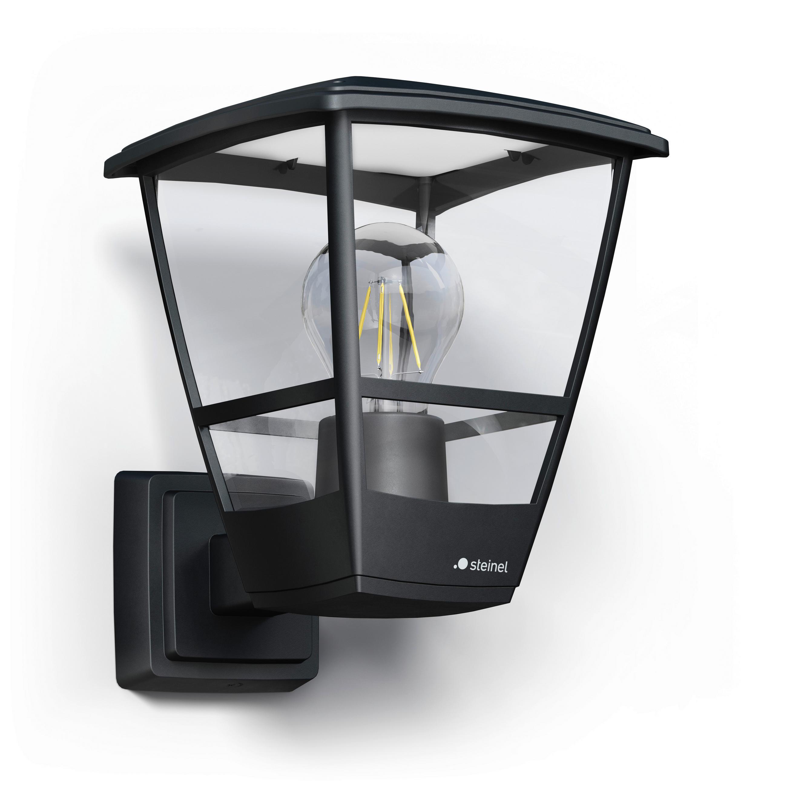 LED-AUßENLEUCHTE 22.4/17.5/24.2 cm   - Schwarz (22.4/17.5/24.2cm) - Steinel