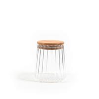 POSUDA ZA ZALIHE  0,75 l   - prozirno, Basics, staklo/drvo (10/11,5cm)
