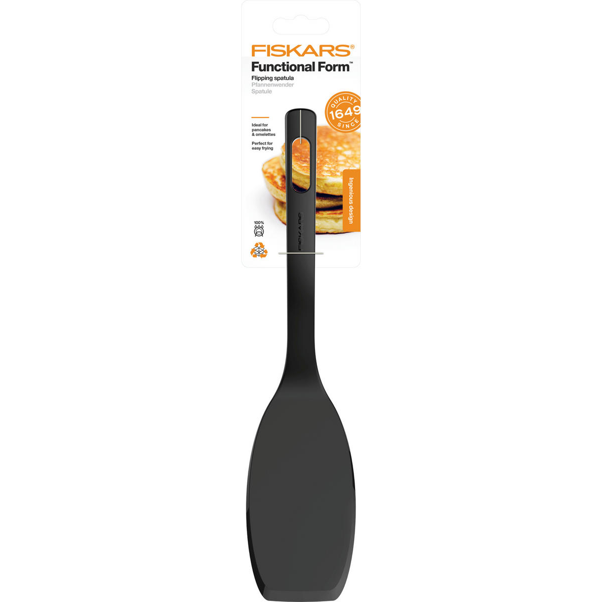 LOPATICA KUHINJSKA FISKARS FUNCTIONAL FORM  - narančasta/crna, Basics, plastika (2,5/7/28,2cm) - Fiskars