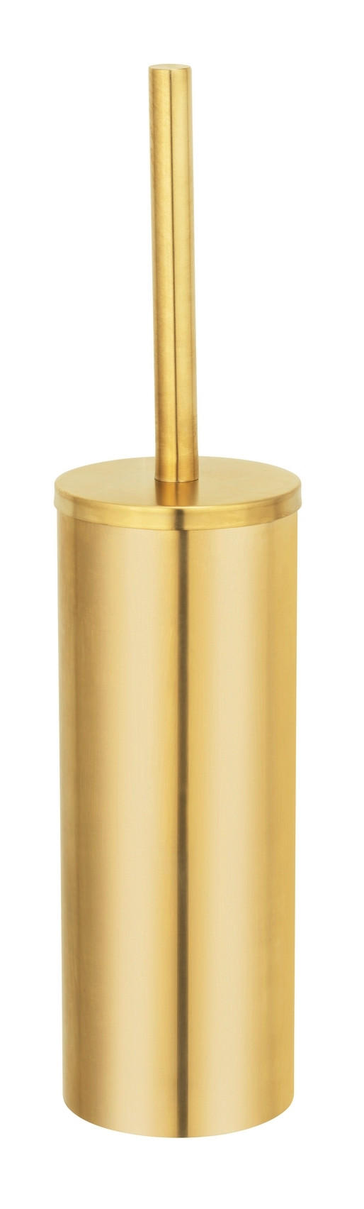 WC-BÜRSTENGARNITUR - Goldfarben, KONVENTIONELL, Kunststoff/Metall (9/39,5/12,5cm) - Wenko