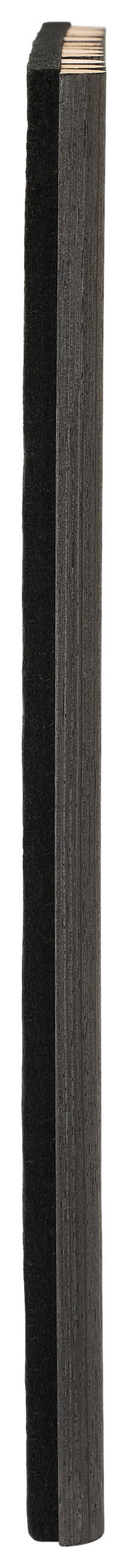 WANDPANEEL Schwarz  - Schwarz, Design, Holzwerkstoff/Kunststoff (41/41/2,1cm) - Livetastic