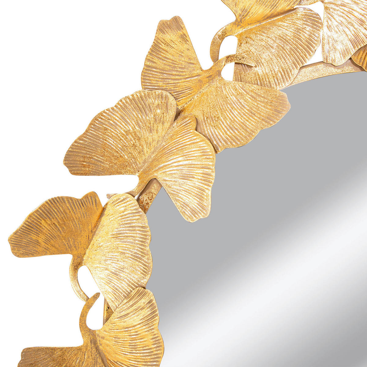 WANDSPIEGEL   83/4 cm  in  - Goldfarben, Trend, Glas/Metall (83/4cm)