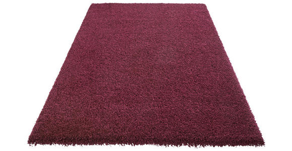 HOCHFLORTEPPICH 65/130 cm Bordeaux  - Bordeaux, Basics, Textil (65/130cm) - Novel