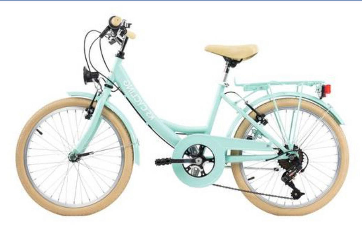 KINDERFAHRRAD 20 Zoll  - Grün, Basics, Metall (180/100/70cm) - Atrigo