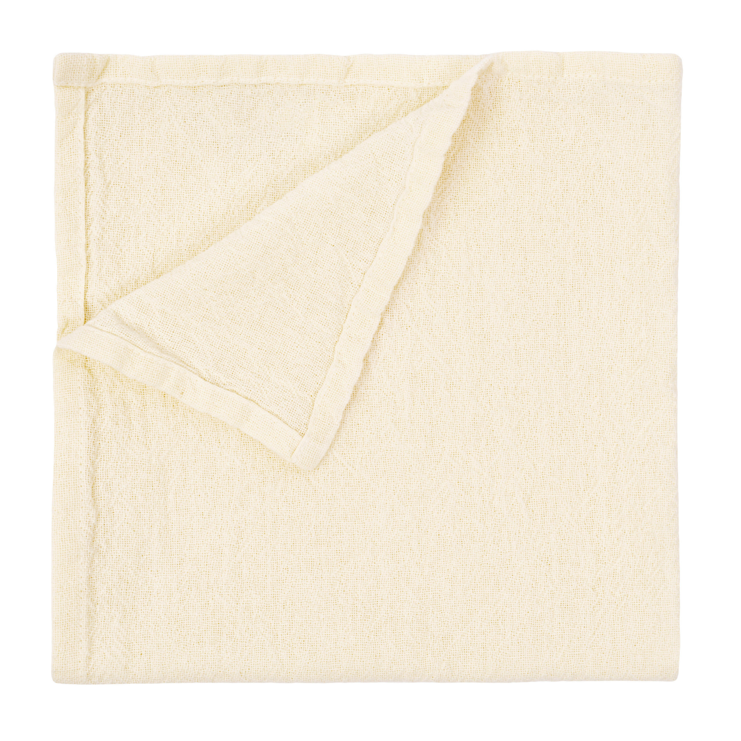 LÁTKOVÝ UBROUSEK - bílá, Basics, textil (45/45cm) - MISTRAL