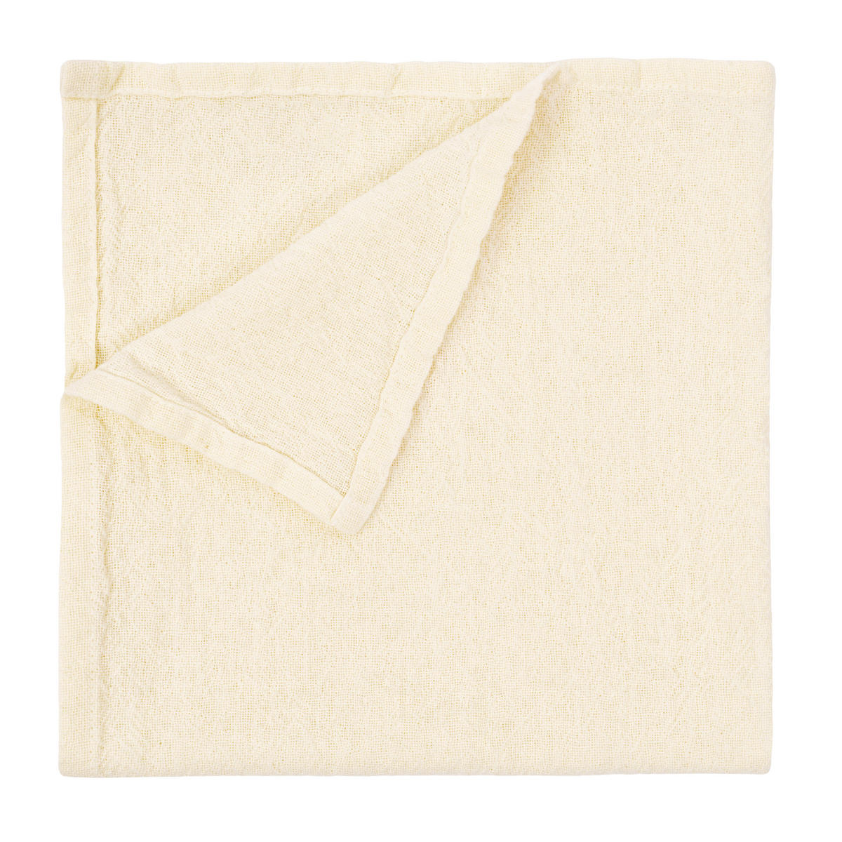 LÁTKOVÝ UBROUSEK - bílá, Basics, textil (45/45cm) - MISTRAL