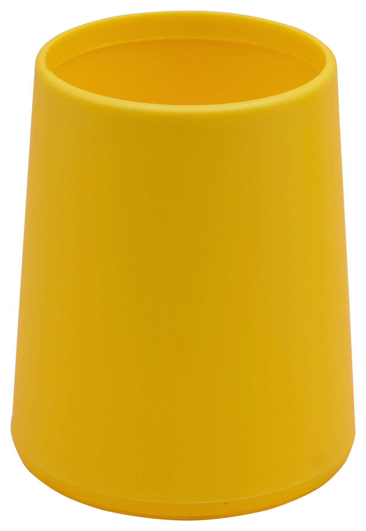 ZAHNPUTZBECHER Kunststoff  - Gelb, Basics, Kunststoff (8/10/8cm) - Sadena