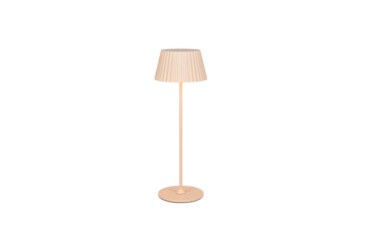 STOLNÍ LAMPA NA BATERIE 13,5/39,1 cm - pískové barvy, Design, kov (13,5/39,1cm)