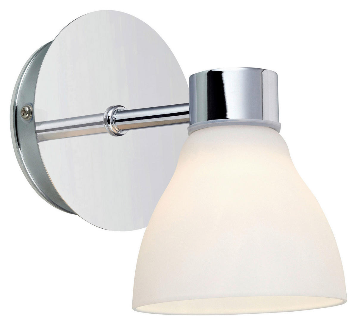 WANDLEUCHTE - Chromfarben/Opal, Basics (10/13.5/14cm) - Markslöjd