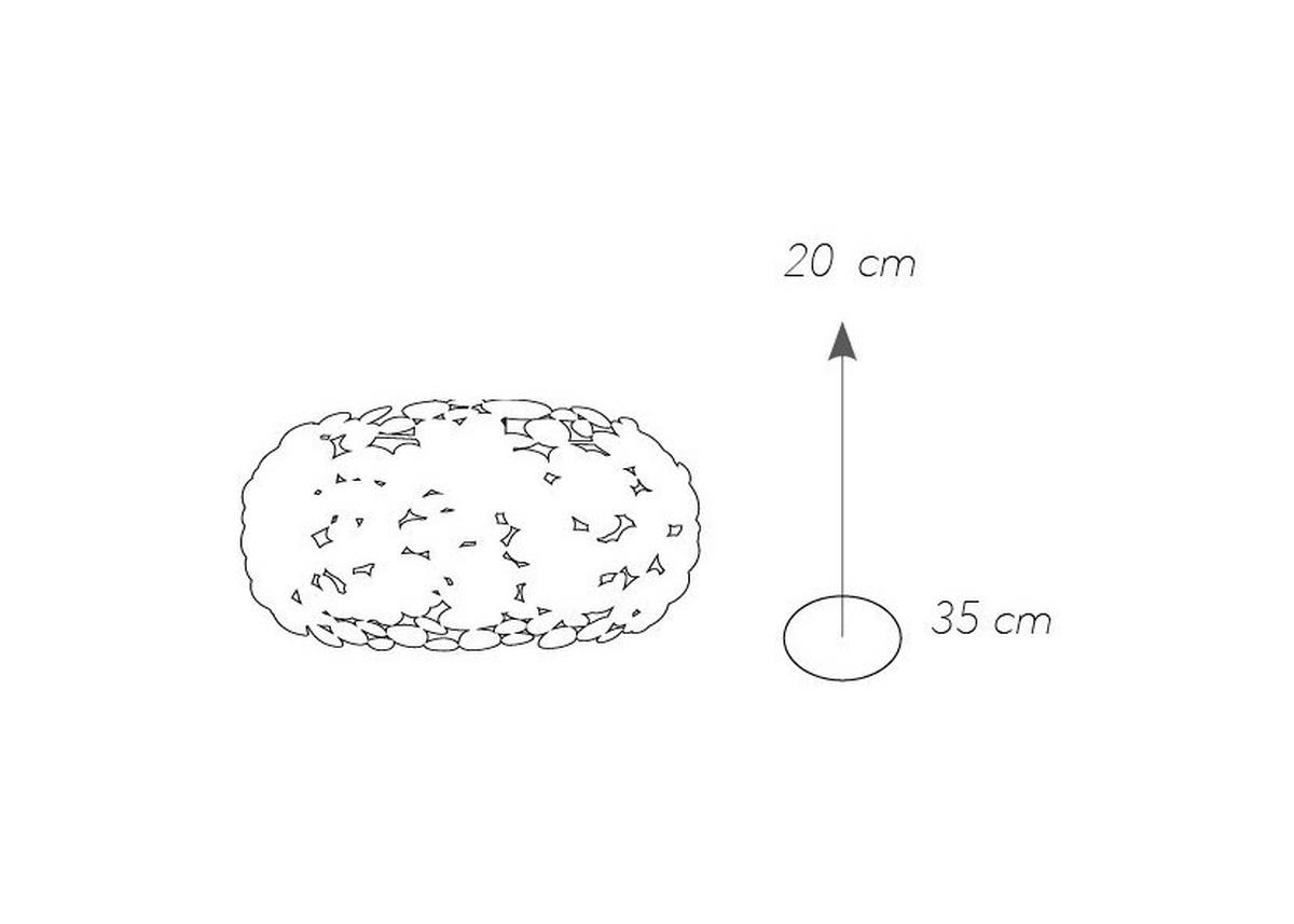 DECKENLEUCHTE Luce Ambiente e Design 35/25/16 cm   - Chromfarben, LIFESTYLE, Metall (35/25/16cm)