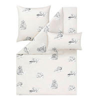 BETTWÄSCHE Atelier Makosatin 155/220 cm  - Creme, Design, Textil (155/220cm) - Estella