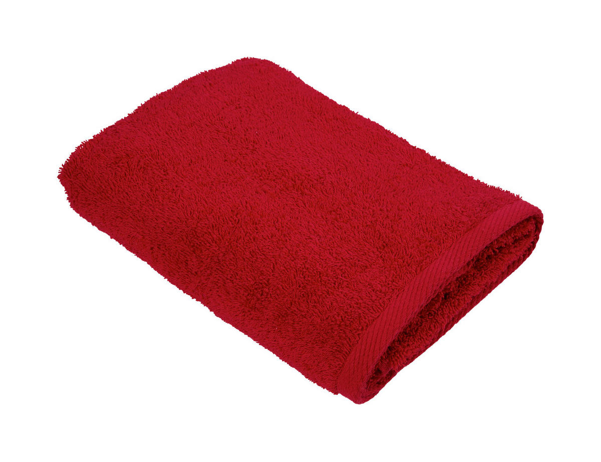 HANDTUCH Palma Rot  - Rot, Basics, Textil (50/100cm) - Esposa