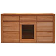 SIDEBOARD 170,4/91,6/44,1 cm  - Kernbuche, KONVENTIONELL, Glas/Holz (170,4/91,6/44,1cm) - Voleo