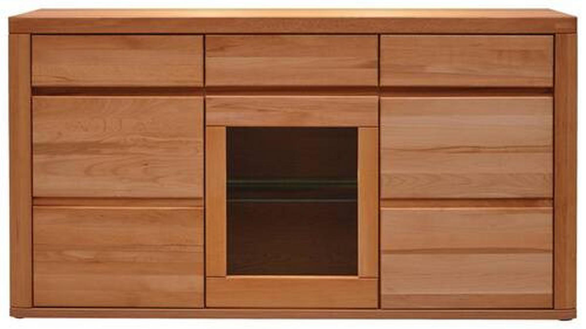 SIDEBOARD Kernbuche  170,4/91,6/44,1 cm  - Kernbuche, Konventionell, Glas/Holz (170,4/91,6/44,1cm) - Voleo