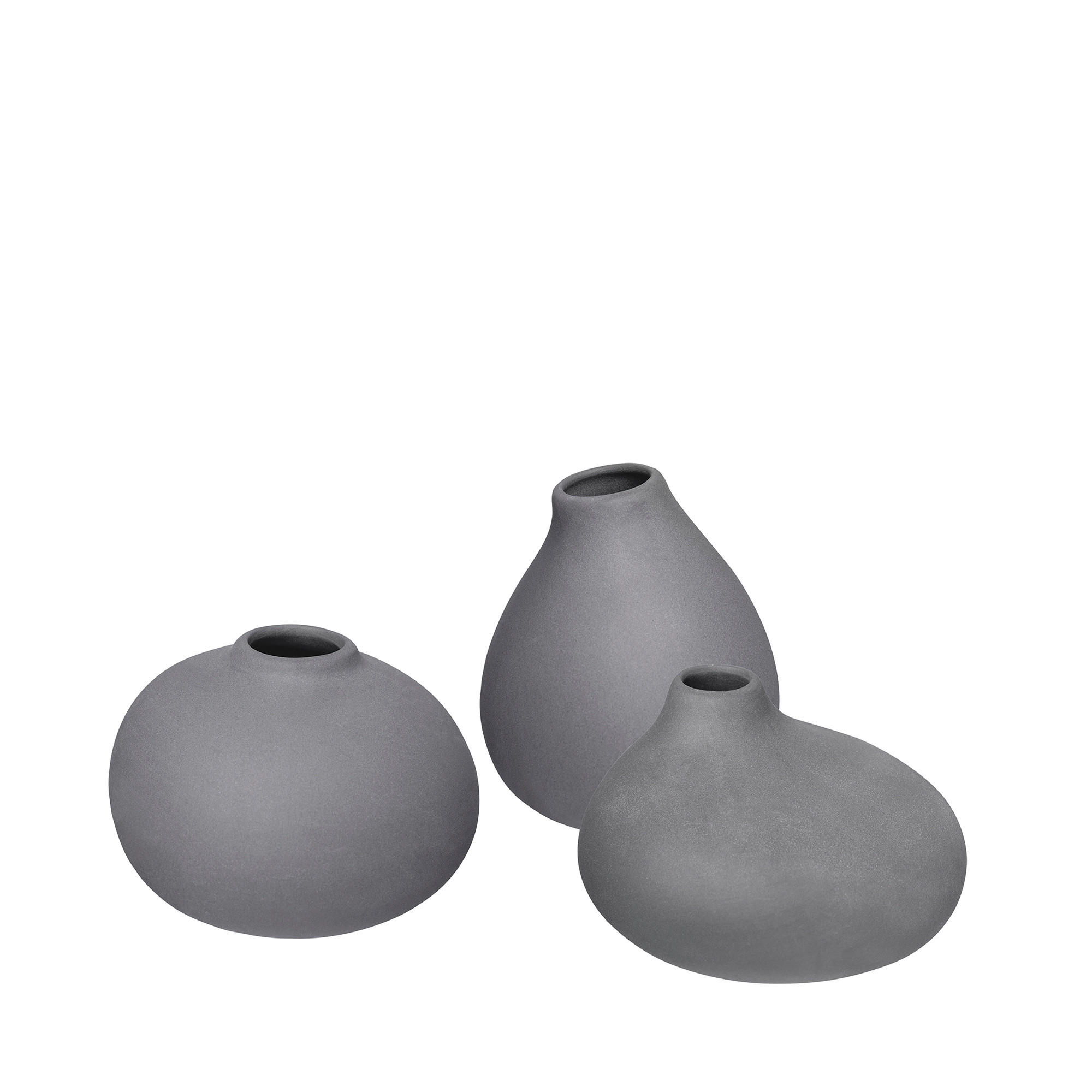 VASE NONA 6,5 cm  - Anthrazit/Altrosa, Design, Keramik (6,5/9/7cm) - Blomus