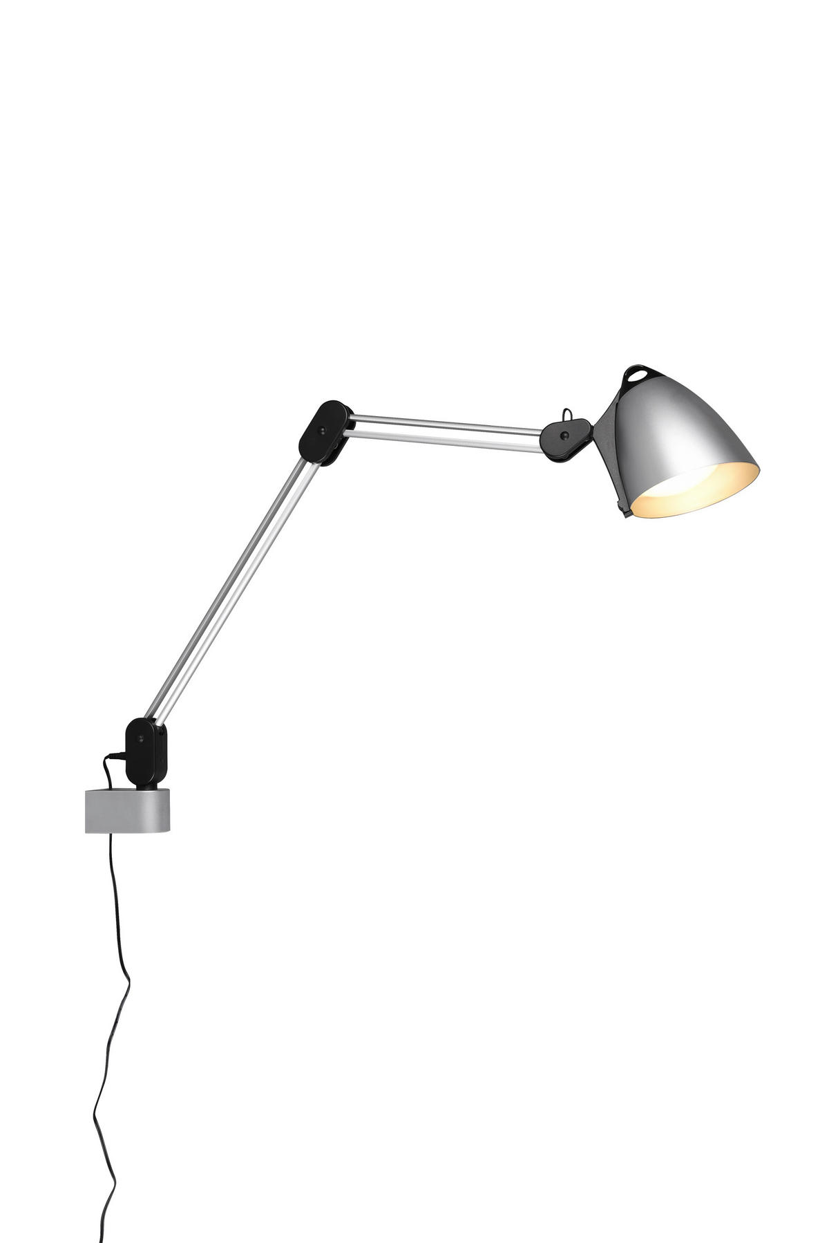 NAMIZNA LED-SVETILKA  Nadal 19,00/57,0/46,00 cm            - črna/barve titana, Basics, umetna masa (19,00/57,0/46,00cm)