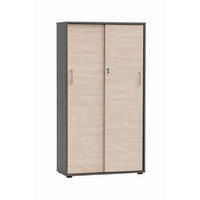 AKTENSCHRANK Anthrazit, Beige  - Beige/Anthrazit, MODERN, Holzwerkstoff (80,1/150/38,2cm) - MID.YOU
