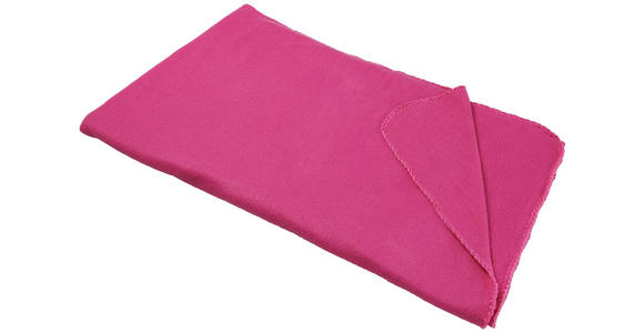FLEECEDECKE BAKU 130/160 cm - Pink, Basics, Textil (130/160cm) - Boxxx