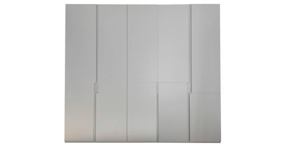 DREHTÜRENSCHRANK 250/225/58 cm 5-türig Weiß - Weiß, KONVENTIONELL, Holzwerkstoff (250/225/58cm) - Novel