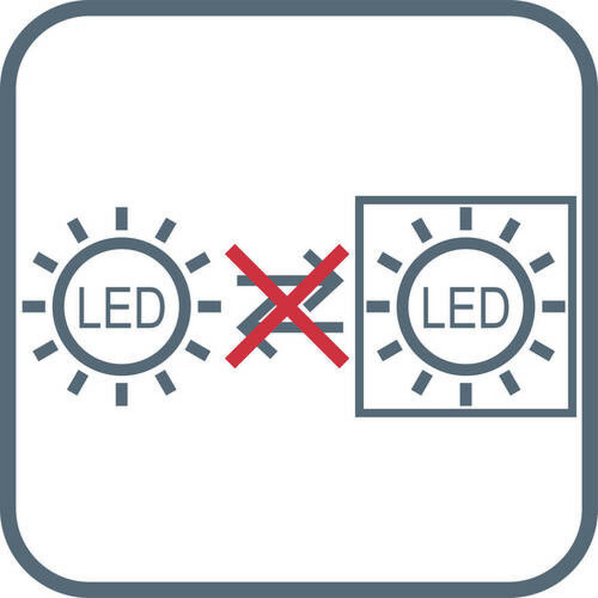 LED-DECKENLEUCHTE 36 cm  - Chromfarben, Basics, Glas/Metall (36cm) - Näve