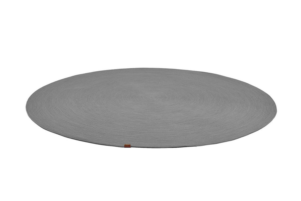 WEBTEPPICH 120 cm Paris Grau rund  - Grau, Basics, Textil (120cm) - Astra