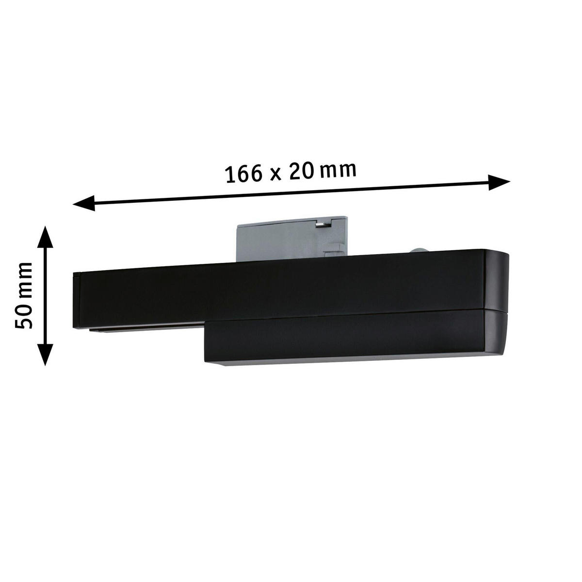 SCHIENENSYSTEM-ADAPTER - Basics (17,5/5,0/2,0cm) - Paulmann