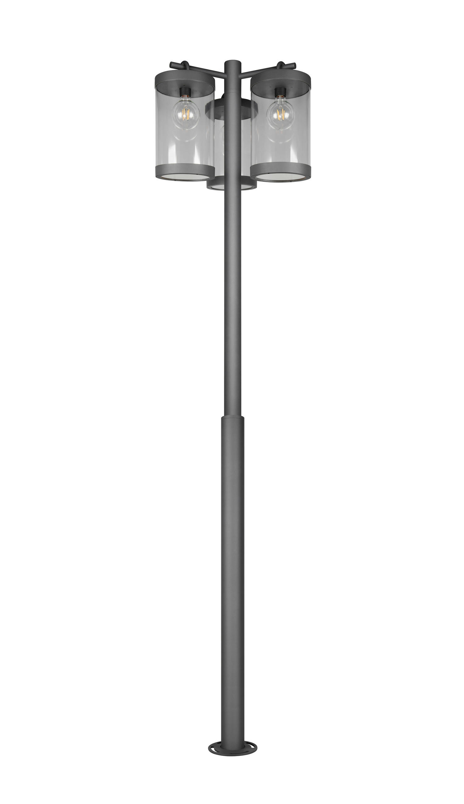 WEGELEUCHTE Sambesi 51/240 cm  - Klar/Anthrazit, Design, Kunststoff/Metall (51/240cm) - Trio Leuchten