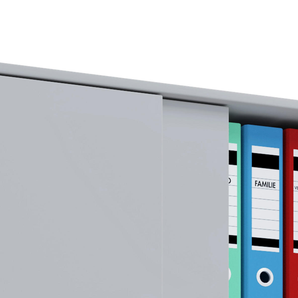 AKTENSCHRANK 70/183/37 cm  - Grau, Basics, Holzwerkstoff (70/183/37cm) - MID.YOU