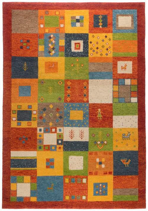 COVOR ORIENTAL Alkatif Nomad  Evolution  - multicolor/roșu, Lifestyle, textil (70/140cm) - Cazaris