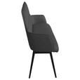 SITZBANK 160/89,5/64 cm  in Schwarz  - Schwarz, Design, Leder/Holz (160/89,5/64cm) - Novel