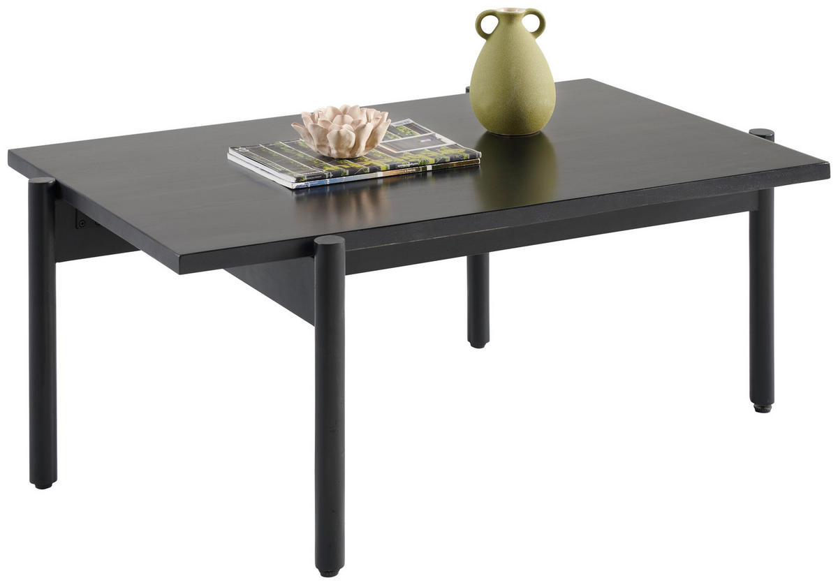 COUCHTISCH in Holz  - Schwarz, Design, Holz (100/40/65cm) - Livetastic