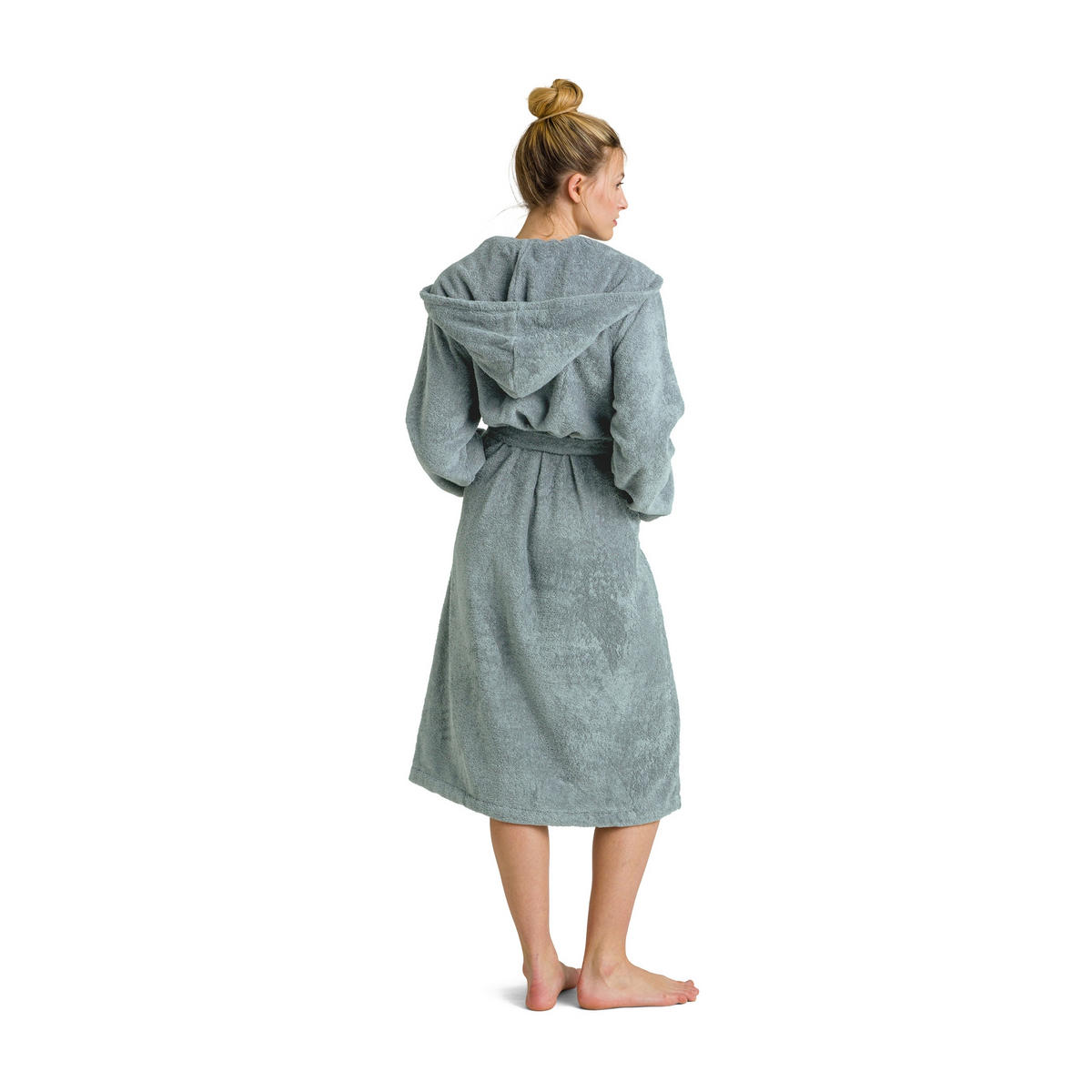 BADEMANTEL S Unisex  - Mintgrün, Basics, Textil (Snull) - Moeve