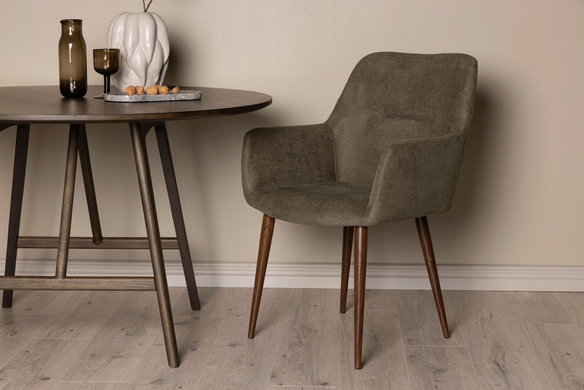 STOLSET stål flatväv  - mörkgrå/brun, Design, metall/textil (60/90/62cm) - Livetastic