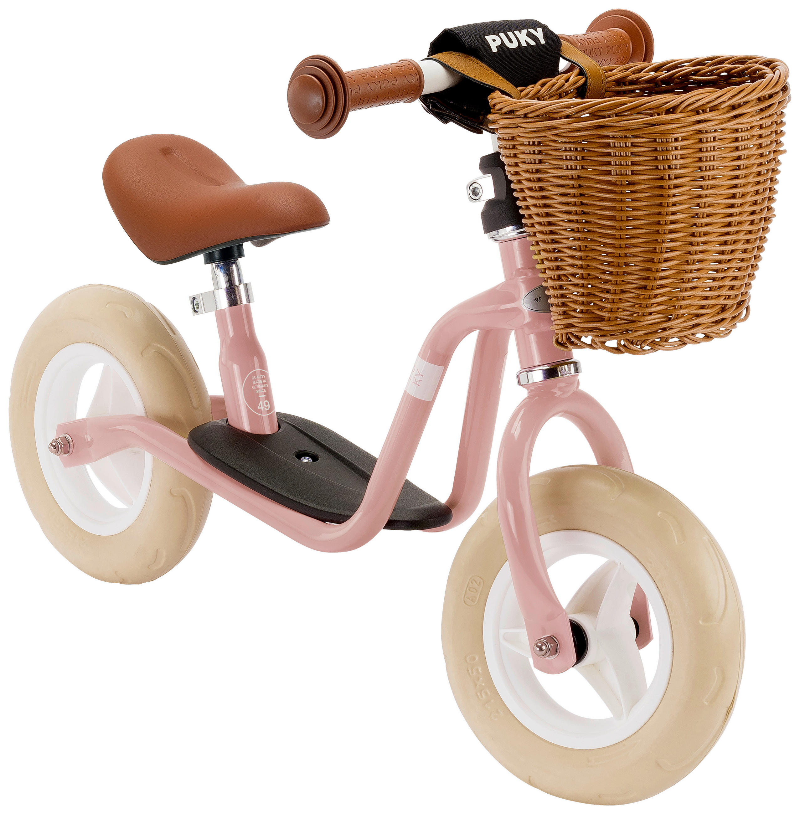 LAUFRAD LR M Classic  - Hellrosa/Cognac, Basics, Kunststoff/Metall (34/34-47/90cm) - PUKY