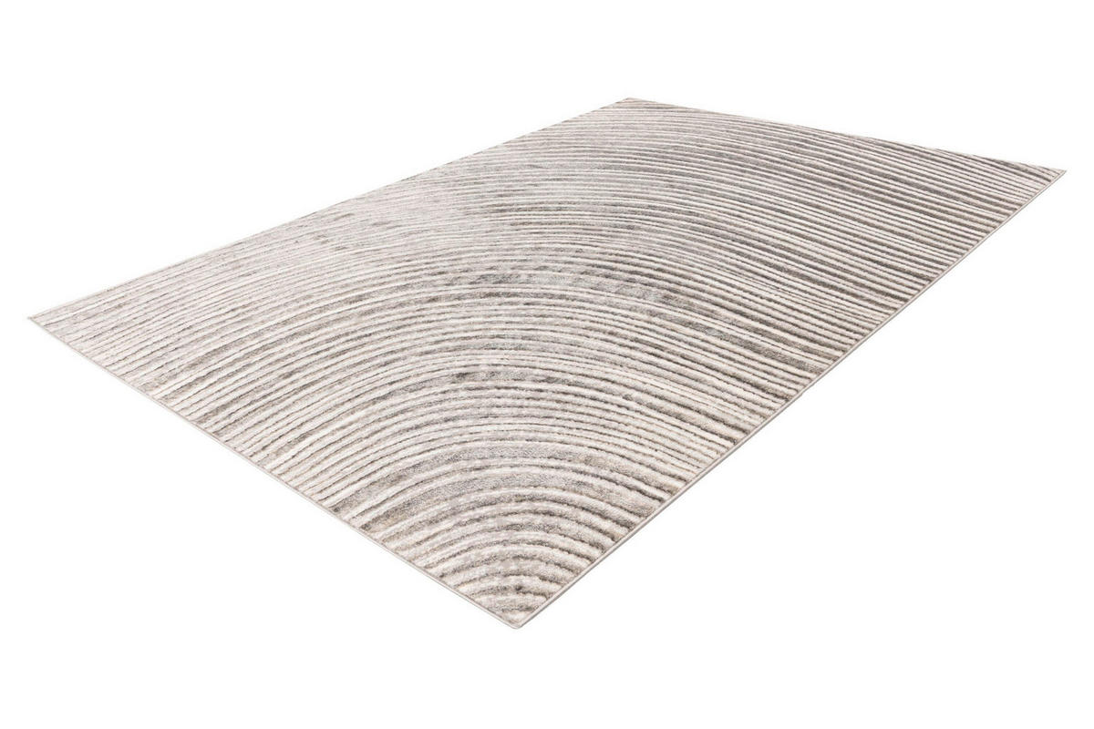 FLACHWEBETEPPICH 200/290 cm Silberfarben, Beige  - Beige/Silberfarben, Basics, Textil (200/290cm) - Kayoom