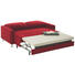 SCHLAFSOFA in Textil Rot - Chromfarben/Rot, Design, Textil/Metall (184/90/95cm) - Bali SCHLAFSOFA in Textil Rot - Chromfarben/Rot, Design, Textil/Metall (184/90/95cm) - Bali