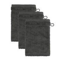 WASCHHANDSCHUHSET FROTTANA PEARL Grau 3-teilig  - Grau, Basics, Textil (15/20cm) - Moeve