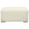 HOCKER in Textil Creme  - Buchefarben/Creme, Konventionell, Holz/Textil (101/44/92cm) - Livetastic