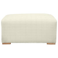 HOCKER in Textil Creme  - Buchefarben/Creme, Konventionell, Holz/Textil (101/44/92cm) - Livetastic