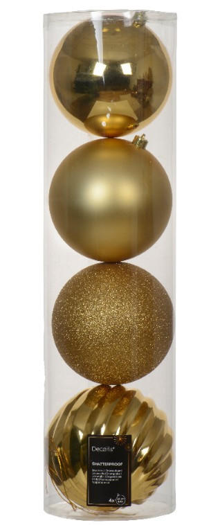 CHRISTBAUMKUGEL-SET  - Basics (14,00/14,00/14,00cm) - X-Mas