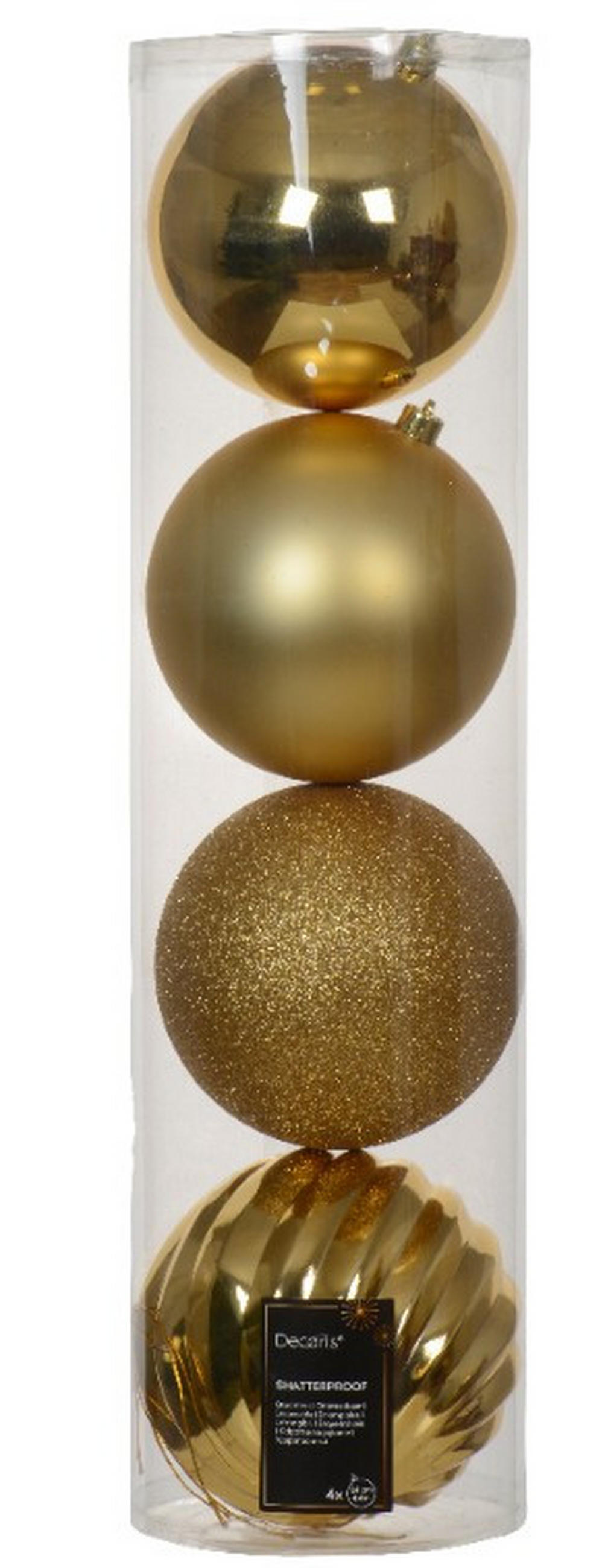 CHRISTBAUMKUGEL-SET  - Basics (14,00/14,00/14,00cm) - X-Mas