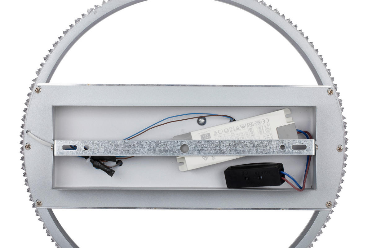 LED PLAFONJERA - siva, Lajfstajl, metal (41/8,6cm) - Ambiente
