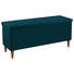 BETTBANK - Eichefarben/Petrol, Design, Holz/Textil (151/59/39cm) - Linea Natura BETTBANK - Eichefarben/Petrol, Design, Holz/Textil (151/59/39cm) - Linea Natura