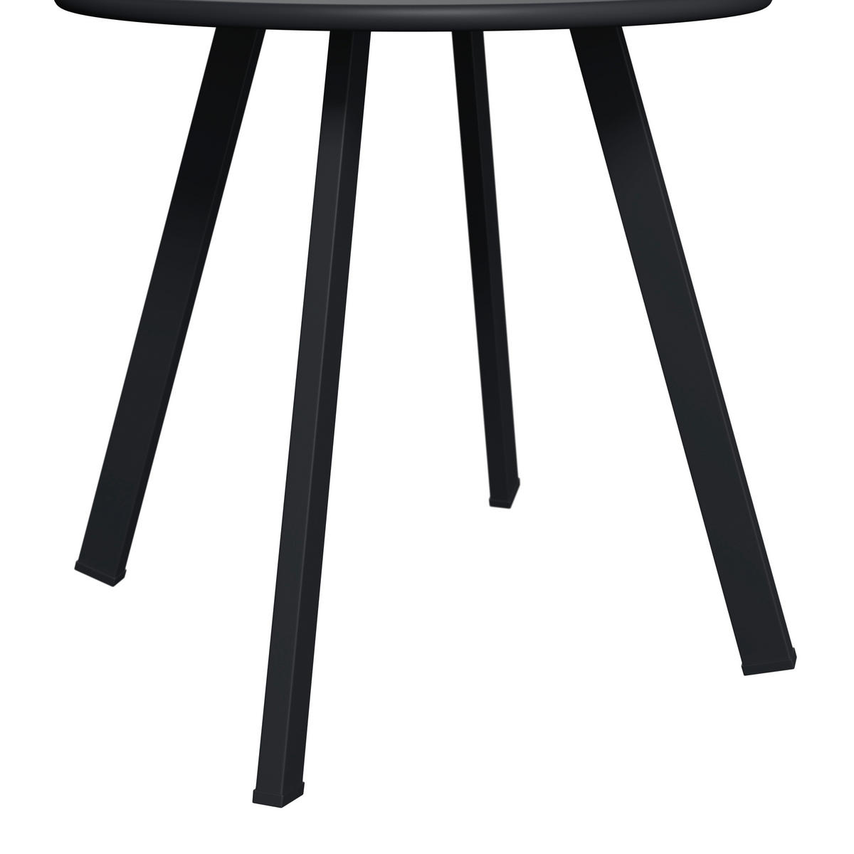 SESSELSET in Webstoff Anthrazit, Grau  - Anthrazit/Grau, Basics, Textil/Metall (61/78,5/87.5cm) - Ambia Garden