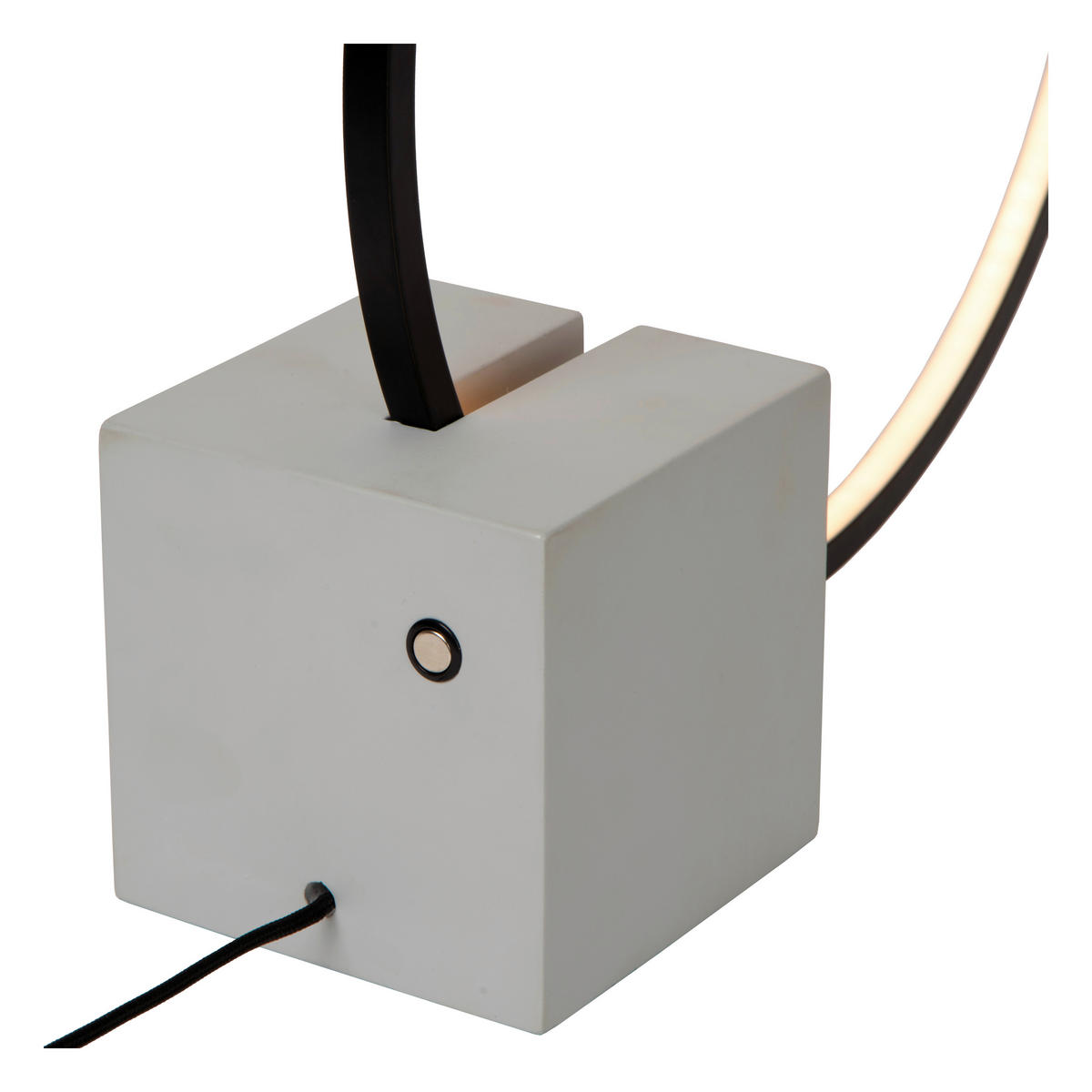 LED-TISCHLEUCHTE - Schwarz/Grau, Konventionell, Metall (32/10/32cm) - Lucide