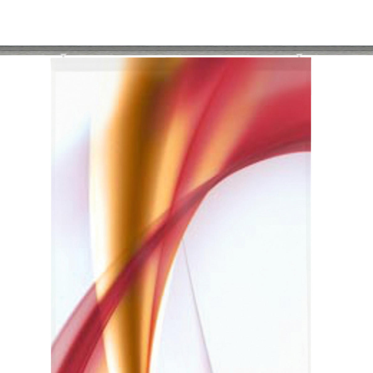 FLÄCHENVORHANG REDFIELD ROT     60/245 cm  - Rot, Basics, Textil (60/245cm)